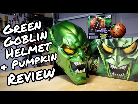 Marvel Legends Green Goblin Helmet & Pumpkin Review