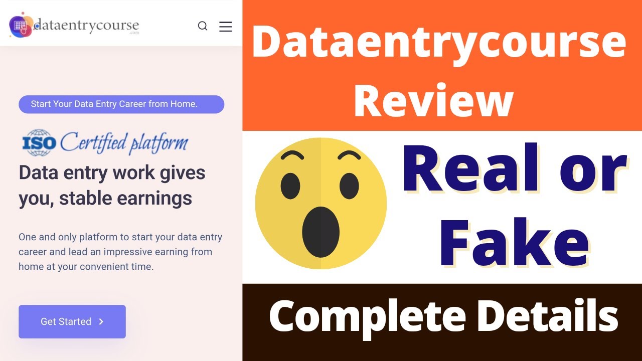 Dataentrycourse.com Real or Fake | Dataentrycourse.com Review | Scam or Legit | Withdrawal Proof