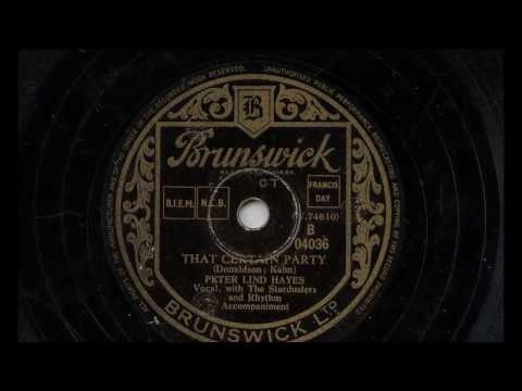 Peter Lind Hayes 'That Certain Party' 1948 78 rpm