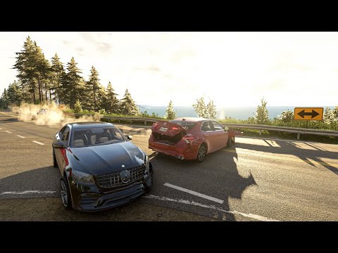 Realistic Car Crashes and Overtakes #06 BeamNG Drive