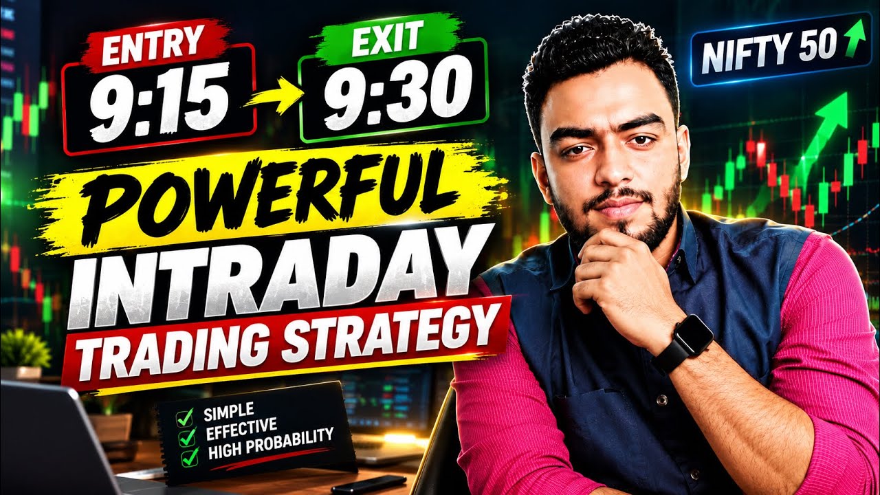 9:15 Option Trading Strategy | Powerful Intraday Trading Strategy | Options Trading For Beginners 