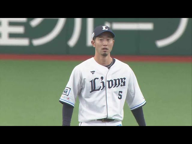 【5回表】好守2連発!! ライオンズ・外崎修汰・児玉亮涼の二遊間が魅せる!! 2023年3月22日 埼玉西武ライオンズ 対 東北楽天ゴールデンイーグルス