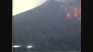 UFOs/CELESTIAL BEINGS seen next to Erupting Sakurajima Volcano in Japan
