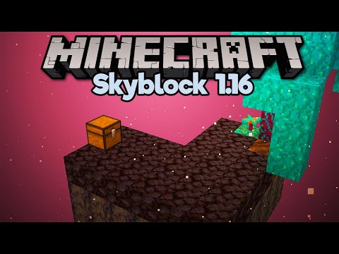 Starting Skyblock in the Nether! ▫ Minecraft 1.16 Skyblock (Tutorial Let's Play) [Part 1]
