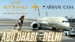 BUSINESS CLASS to India! | Abu Dhabi - Delhi | Etihad Business Class | Boeing 787-9 | Trip Report