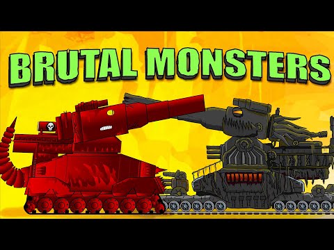 Tank Tournament Cocazilla VS Biotech - Cartoons about tanks