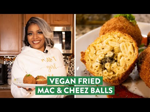 Fried Mac & Cheese Balls | Vegan on a Budget | What to do with your Thanksgiving leftovers