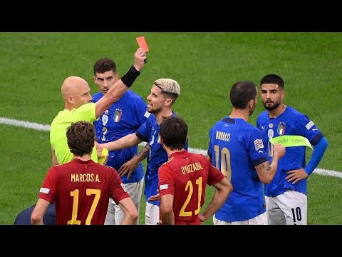 Italia-Spagna 1-2 - L'ESPULSIONE DI BONUCCI È RIDICOLA!! COSA HA SBAGLIATO INSIGNE??