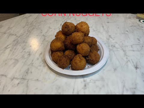How to make Corn Nuggets, bite size corn fritters #cooking #cornfritters #cookingfromscratch  #food