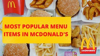Top 10 most popular menu items in McDonald's |South Africa 🇿🇦 2021