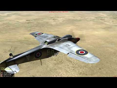 Hurricane vs Saetta  ||  The Aces Series  ||  An IL-2 1946 Video W/Gun Cam  ||  2K
