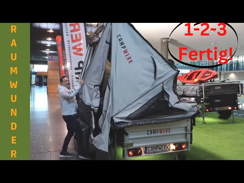 Campwerk tent trailer | More space than in a caravan or mobile home