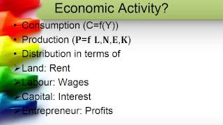 Class 11 Introduction to economics and significance of statistics in economics