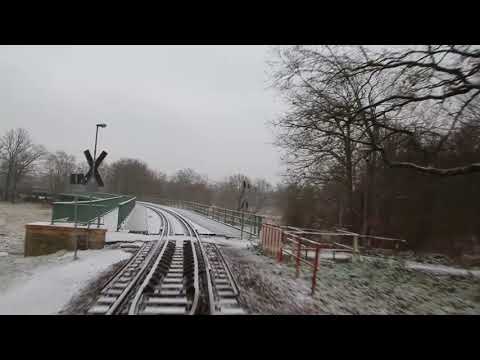 Führerstandsmitfahrt Dessau-Wörlitz mit dem ersten Schnee