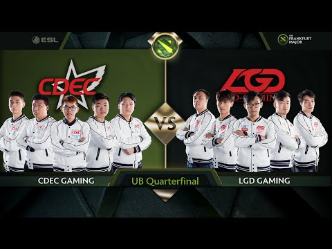 CDEC vs LGD Game1 | The Frankfurt Major 2015 UB Quarterfinals | CDEC Gaming vs LGD Gaming