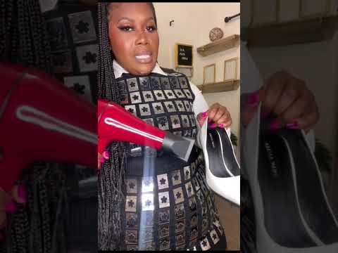 Part of a video titled Let me show you how to stretch your shoes - YouTube