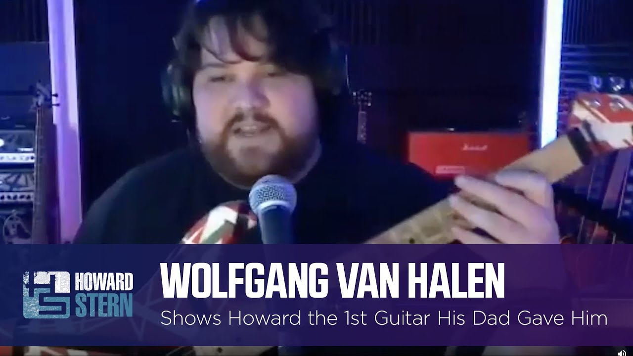 Wolfgang Van Halen Shows the First Guitar His Dad Gave Him - YouTube