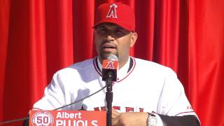 Albert Pujols Angels press conference