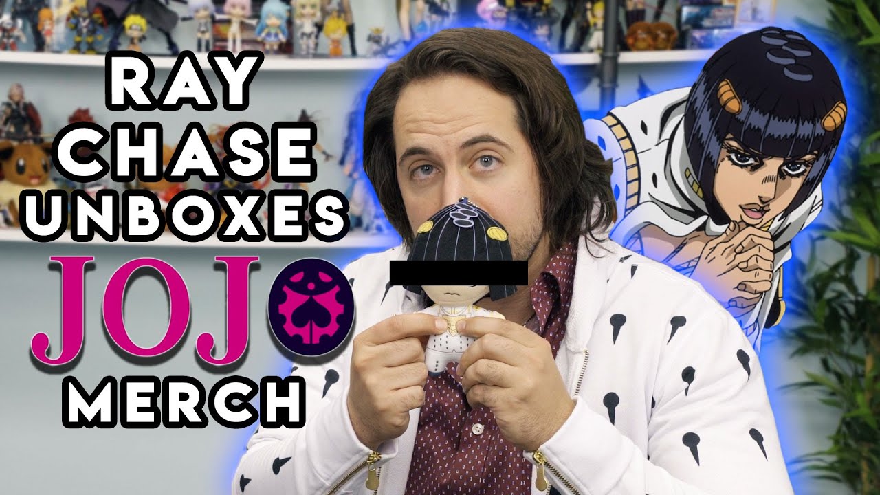 Unboxing JJBA Merch with Ray Chase (Voice of Bucciarati from JoJo's Bizarre Adventure: Golden Wind)