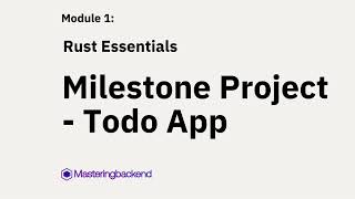 23  Milestone Project   Todo App