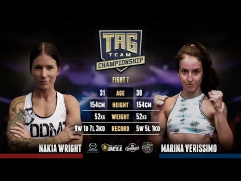 Nakia Wright Vs Marina Verissimo - Rogue Muay Thai