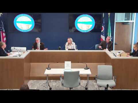 Geauga County Board of County Commissioners Meeting of 16th December 2025.