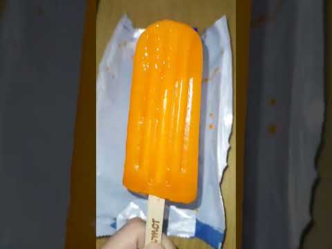 Trying Havmor Ice Cream Orange Bar #shorts
