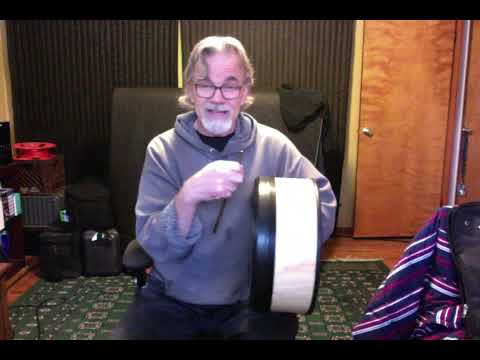 Bodhran Lesson Holding, Basic Stroke