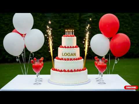 🎉 Happy Birthday Logan 🍓 | Garden Birthday with 10 Different Cakes & Strawberry Cake|