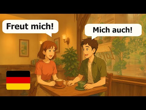Simple Daily German Conversation Practice (A1-A2) | Greetings and Introductions