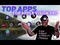 10 TOP APPS For Apple Vision Pro
