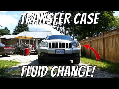 jeep grand cherokee transfer case fluid change