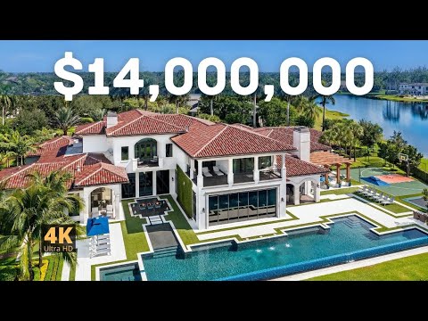 TOUR: $14,000,000 LAKEFRONT MANSION | Secret Lives of the Super Rich