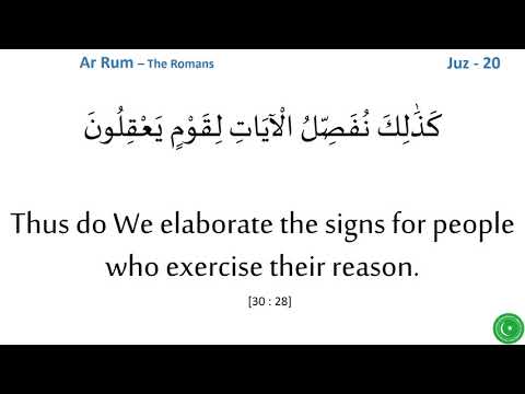 Eve 23rd Ramadhan 1441 - Laylatul Qadr Amaal - Surah Rum