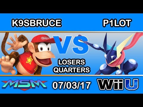 MSM 103 - MF LH | K9sbruce (Diddy Kong) Vs. Stroder (Greninja, Fox) Losers Quarters