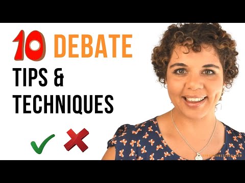 Debating Tips and Techniques