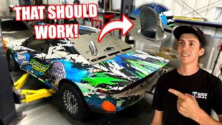 Forcing Cold Air Into The New Massive Turbo!