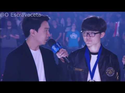 OLHA O QUE O FAKER DISSE NO MUNDIAL 2016 | LOOK WHAT FAKER SAID IN WORLDS 2016