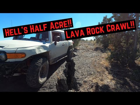 Hell's Half Acre // Toyota FJ Cruiser // Lava Rock Crawling