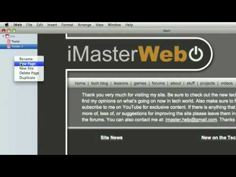 iWeb Tricks and Tips