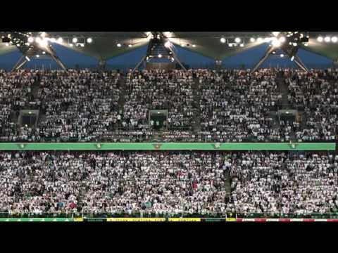 Legia-Lech - cały stadion tańczy "Walczyka Labada". 17.05.2017
