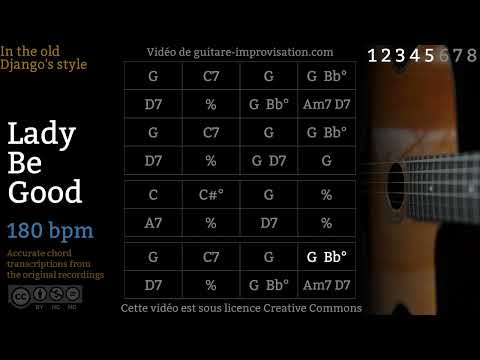 Lady Be Good (180 bpm) - Gypsy jazz Backing track / Jazz manouche