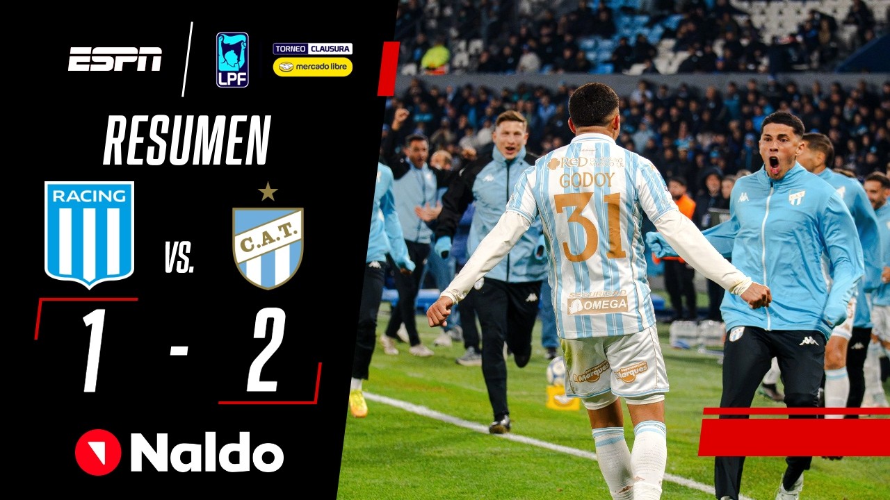 LA ACADEMIA PERDIÓ, QUEDÓ ÚLTIMA EN SU ZONA Y 24° EN LA ANUAL | Racing 1-2 Atl. Tucumán | RESUMEN