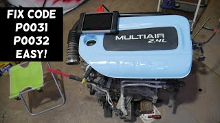 CODE P0031 P0032 ENGINE LIGHT ON DODGE RAM PROMASTER CITY, FIAT 500X, FIAT TORO