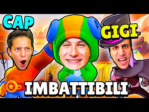 THE LEGENDARY BRAWL STARS TRIO ON YOUTUBE! WE ARE UNBEATABLE WITH Captain Blazer and Gigi