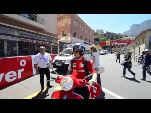 Kimi Räikkönen struggles to enter in the paddock - 2014 Monaco GP