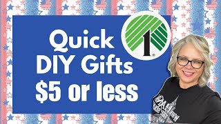 QUICK DIY GIFTS FOR $5 or Less | Dollar Tree | Upcycling Tin Cans with Napkins & Hand Painted Signs