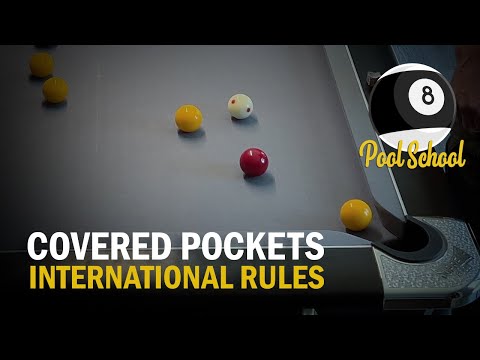 Covered Pockets in International Rules Pool | Pool School