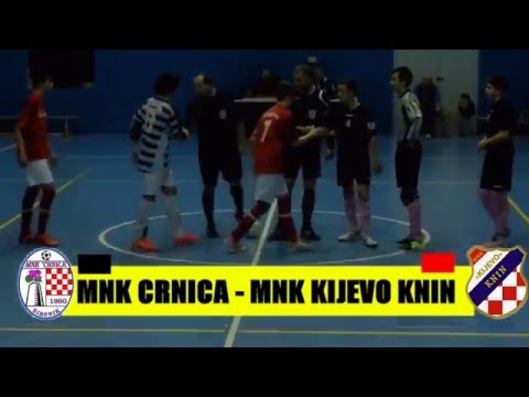 1. HMNL KADETI: MNK CRNICA - MNK KIJEVO KNIN, 28.01.2016.