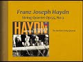 Haydn, String Quartet Op 55, no 3 - Video Score . Aeolian Quartet